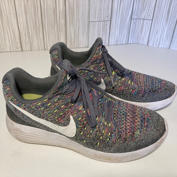 Size 8 - Nike Lunarepic Flyknit 2 Low Multicolor - Picture 1 of 4
